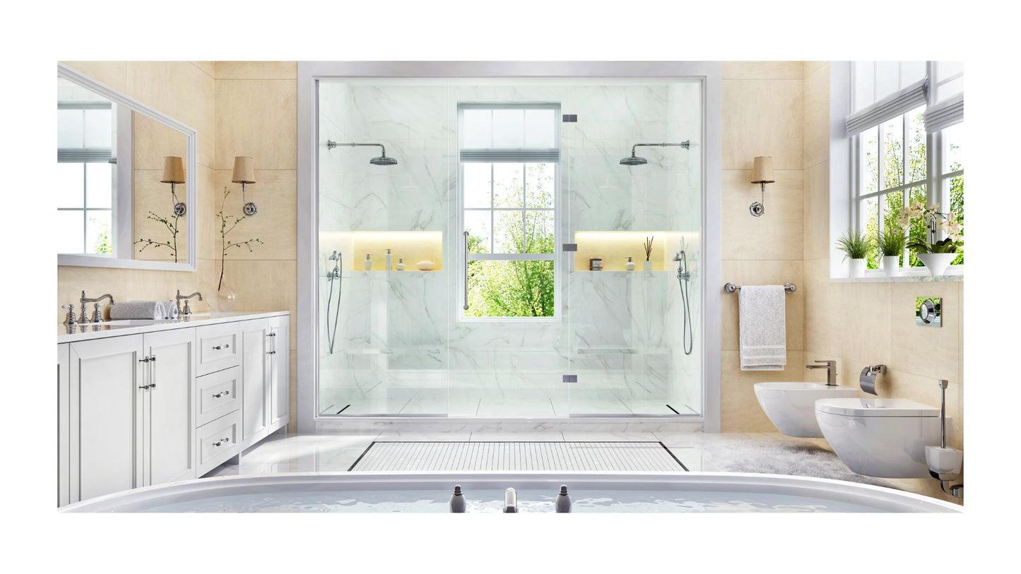 RECTANGULAR SHOWER BASE WITH CENTER DRAIN 60" X 32" X 3 1/2"